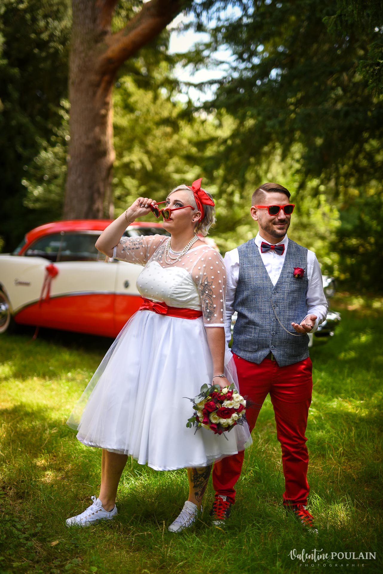 Mariage vintage rockabilly - Valentine Poulain stylé