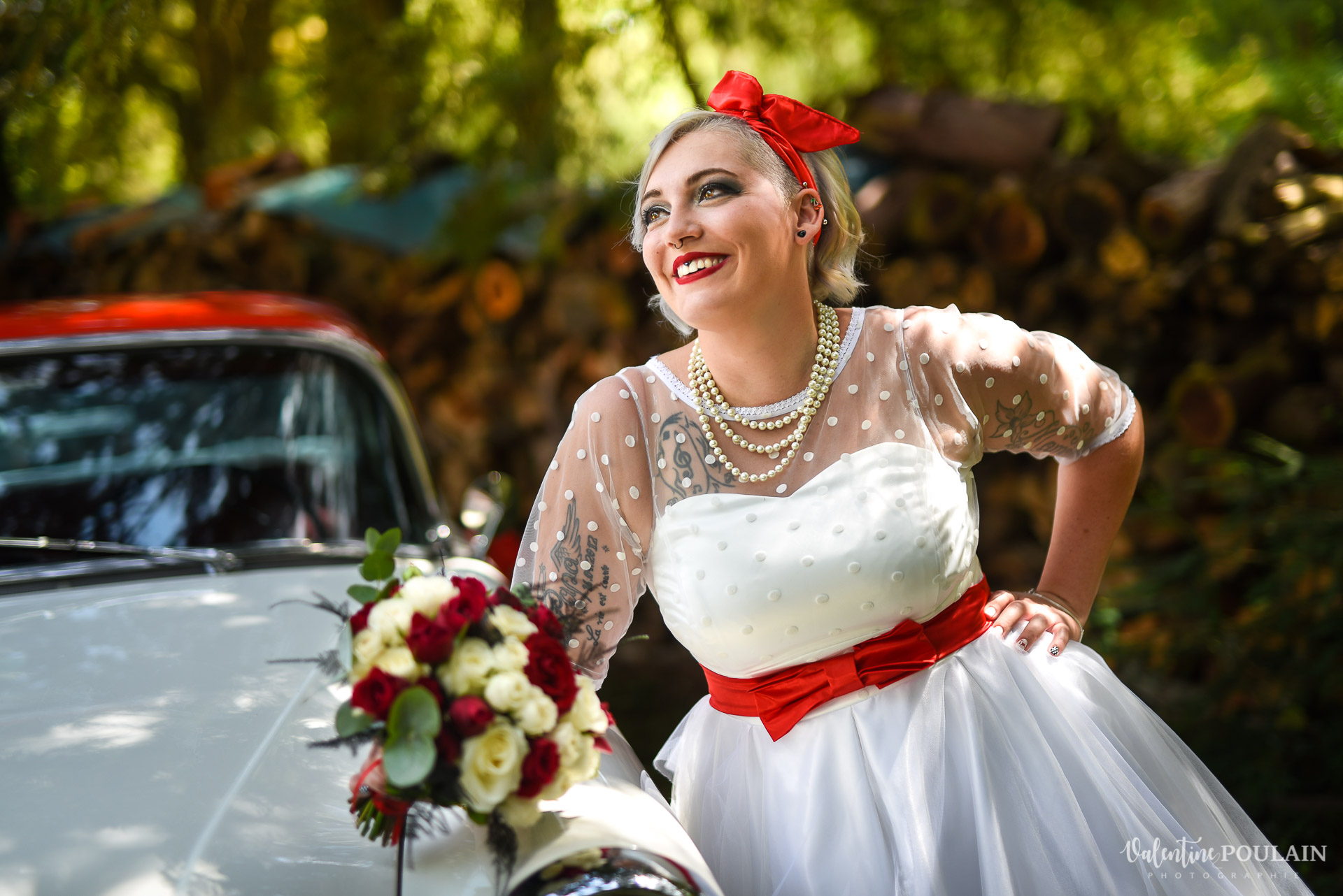 Mariage vintage rockabilly - Valentine Poulain - mariée