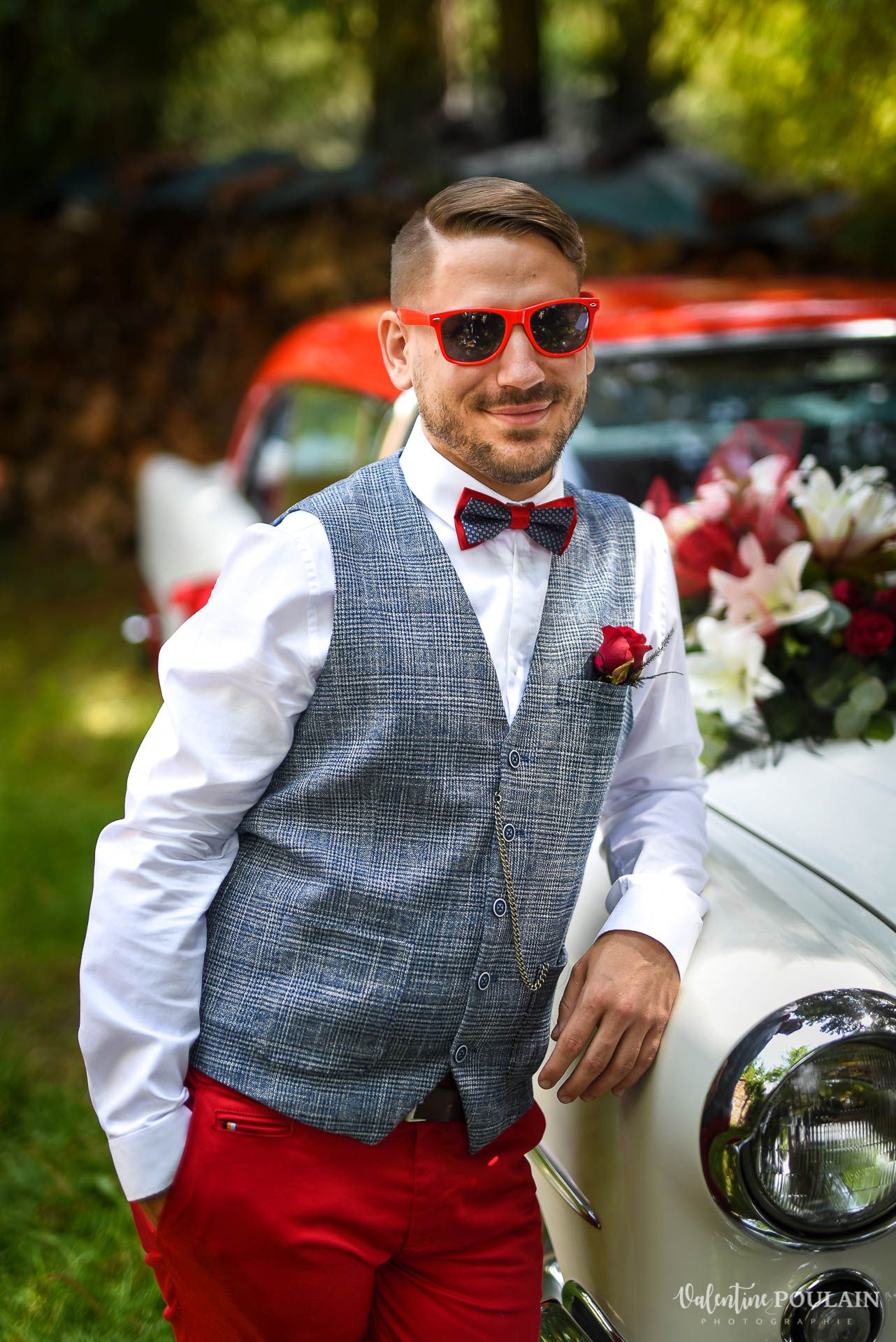 Mariage vintage rockabilly - Valentine Poulain - marié