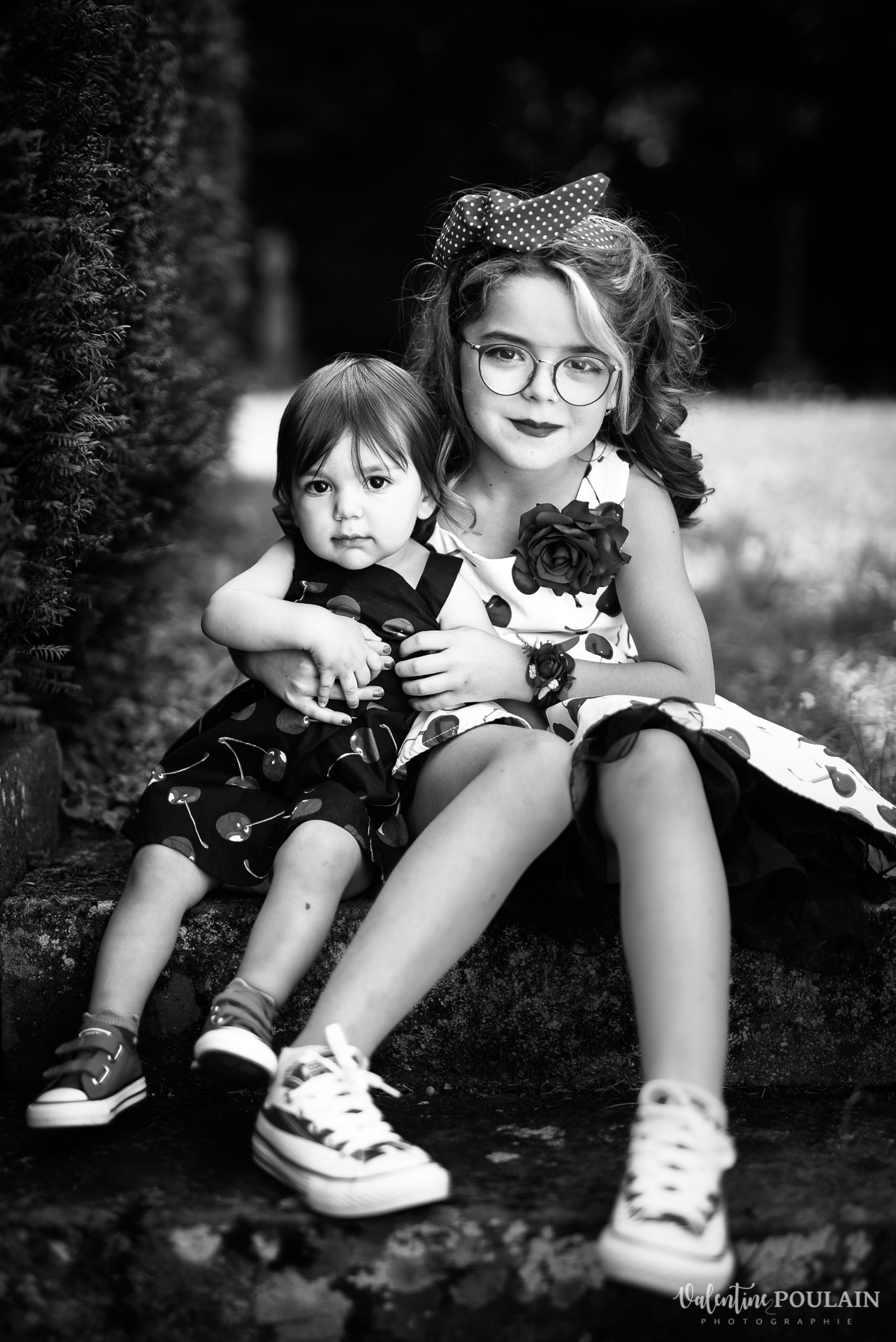 Mariage vintage rockabilly - Valentine Poulain noir et blanc