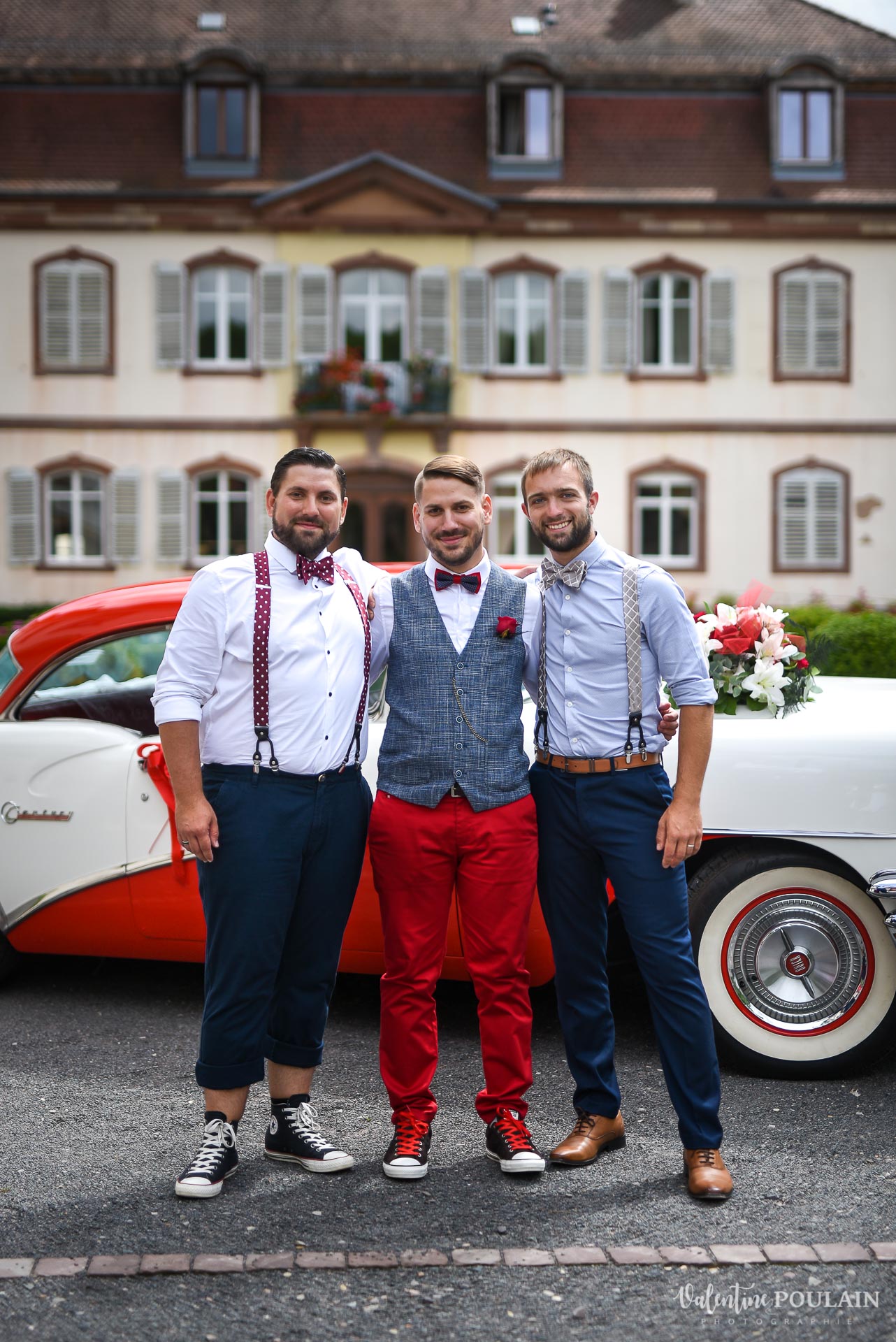 Mariage vintage rockabilly - Valentine Poulain témoins homme