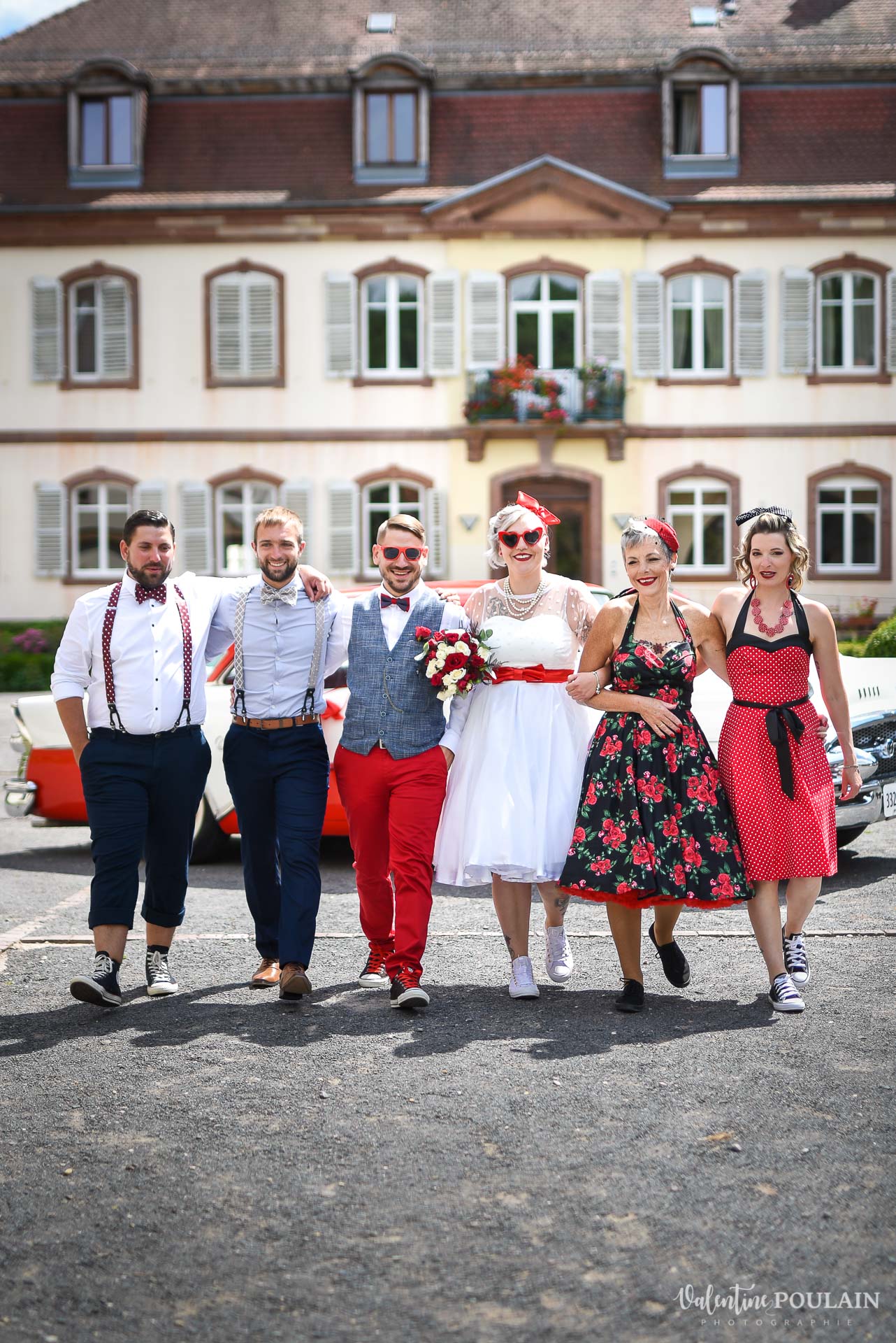 Mariage vintage rockabilly - Valentine Poulain témoins