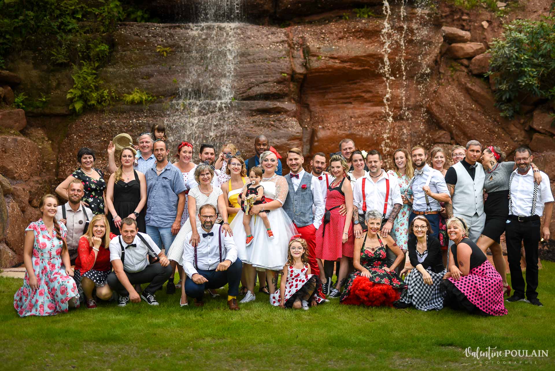 Mariage vintage rockabilly - Valentine Poulain machine