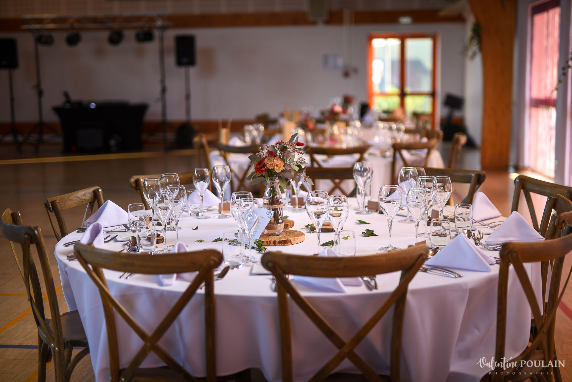 Se marier en automne - Valentine Poulain tables