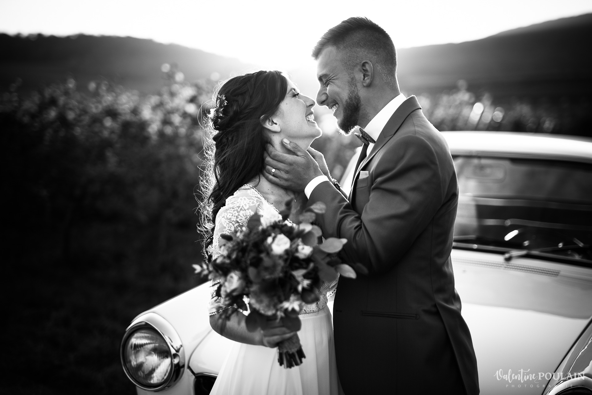 Se marier en automne - Valentine Poulain n&b