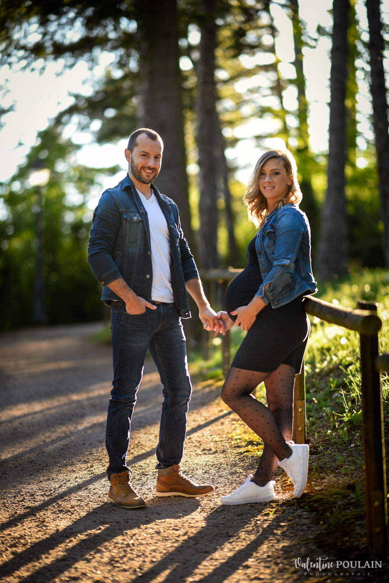 Shooting grossesse sunset montagne - Valentine Poulain