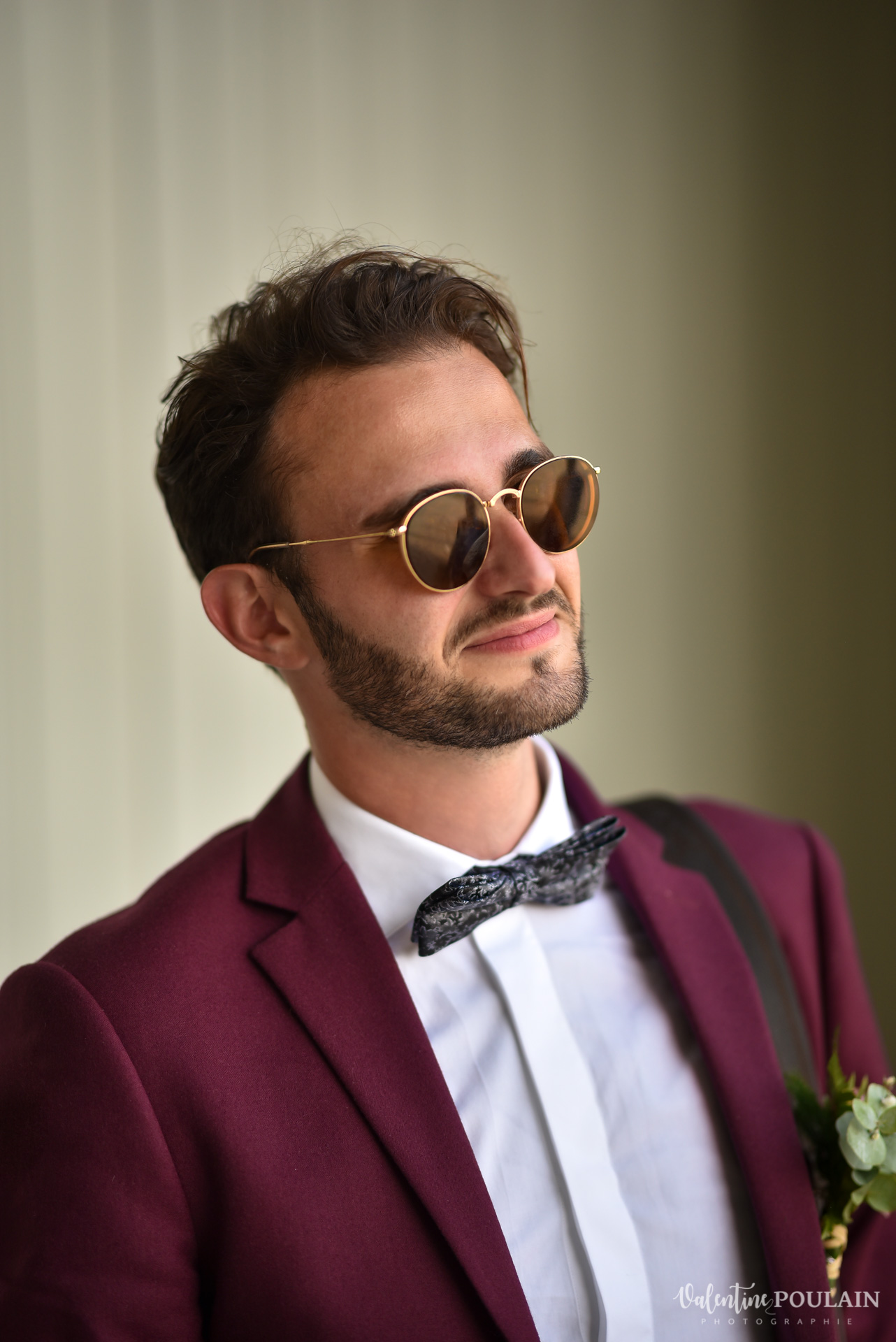 Se marier en exterieur - Château Thanvillé Valentine Poulain portrait homme