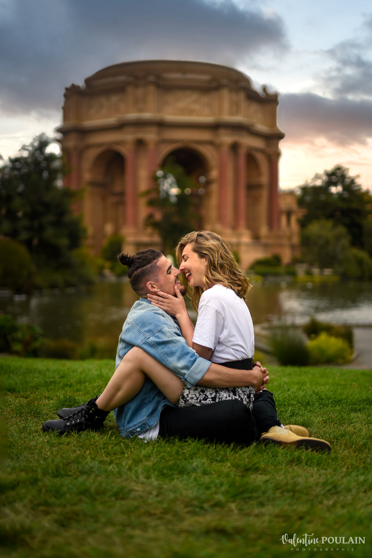 Shooting couple San Fransisco - Valentine Poulain assis