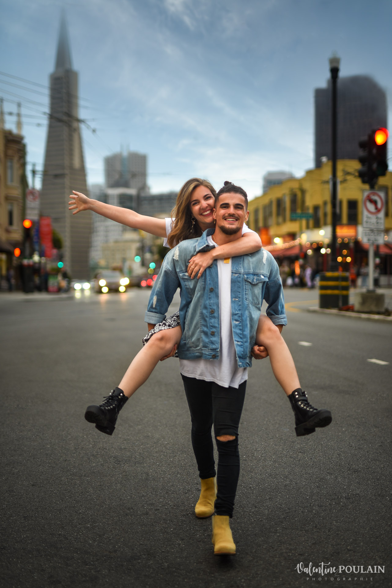 Shooting couple San Fransisco - Valentine Poulain portée